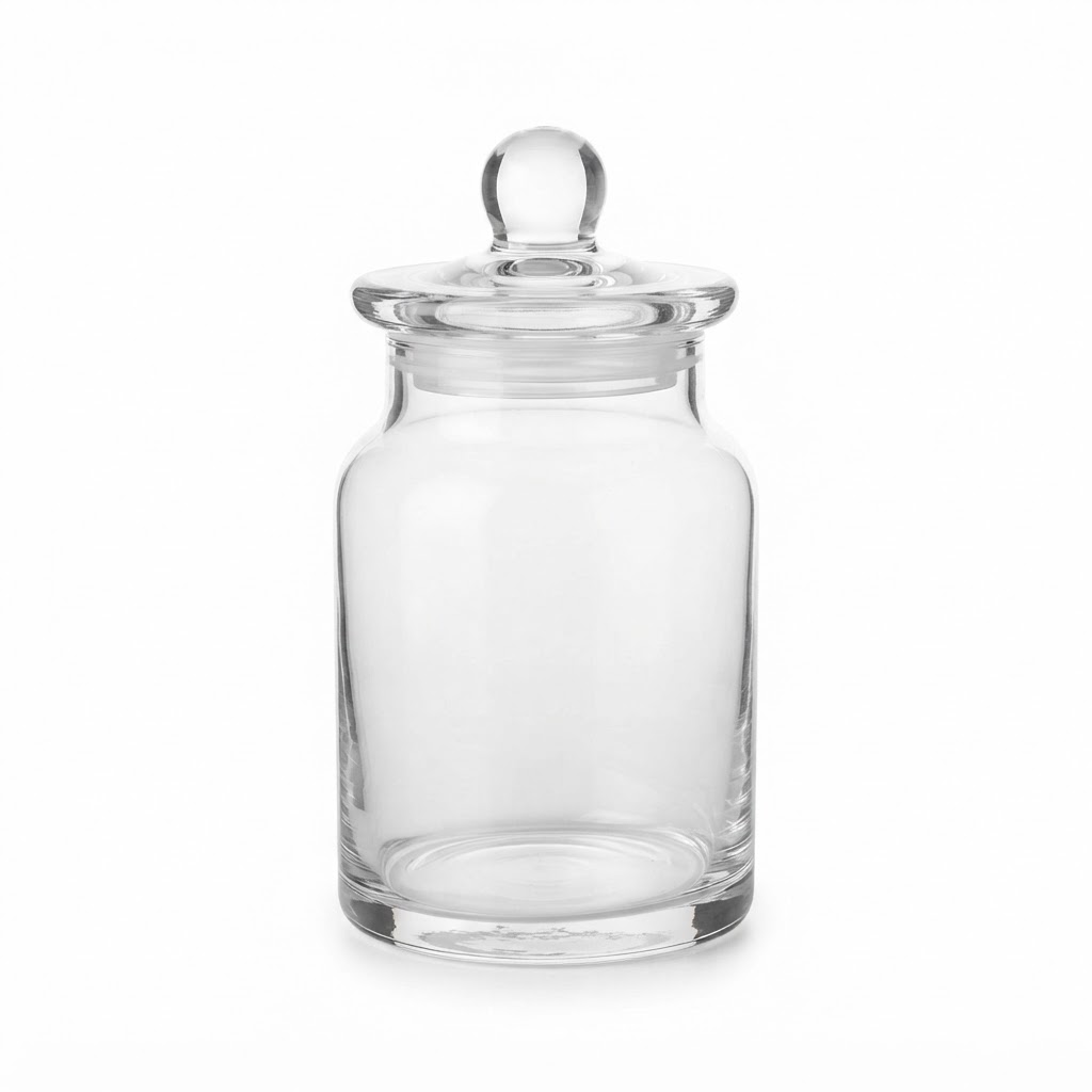 Clear Glass Apothecary Jars