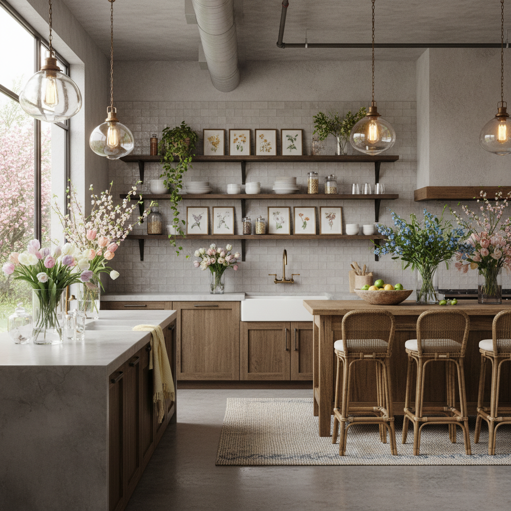 Industrial Spring Kitchen