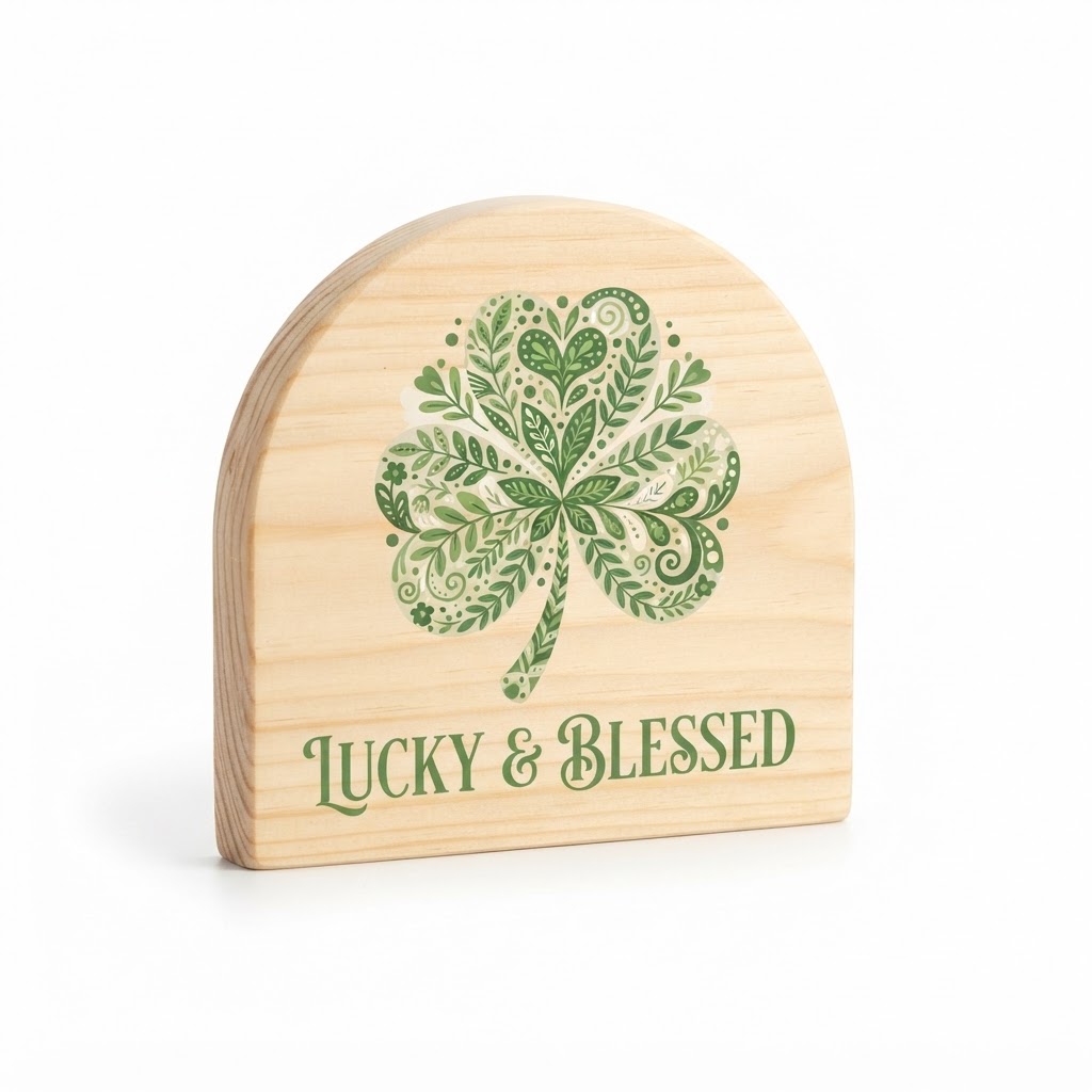 Wooden Desk Sign