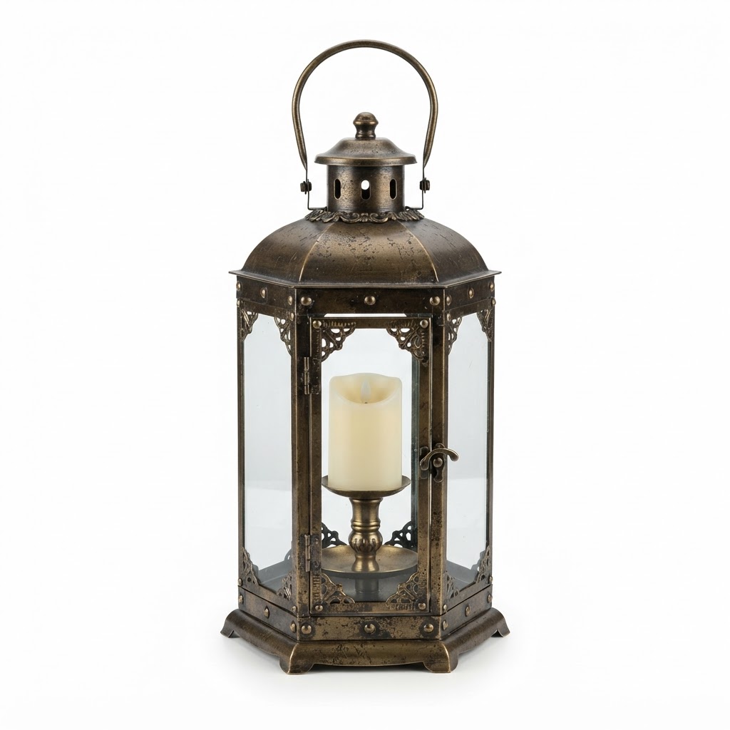 Antique Brass Lantern