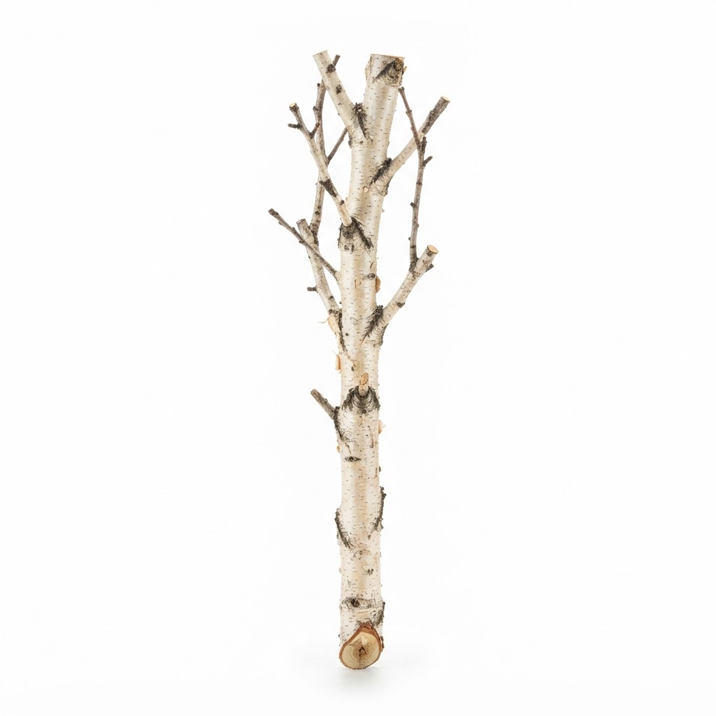 Transitional Winter Birch Branch Decor