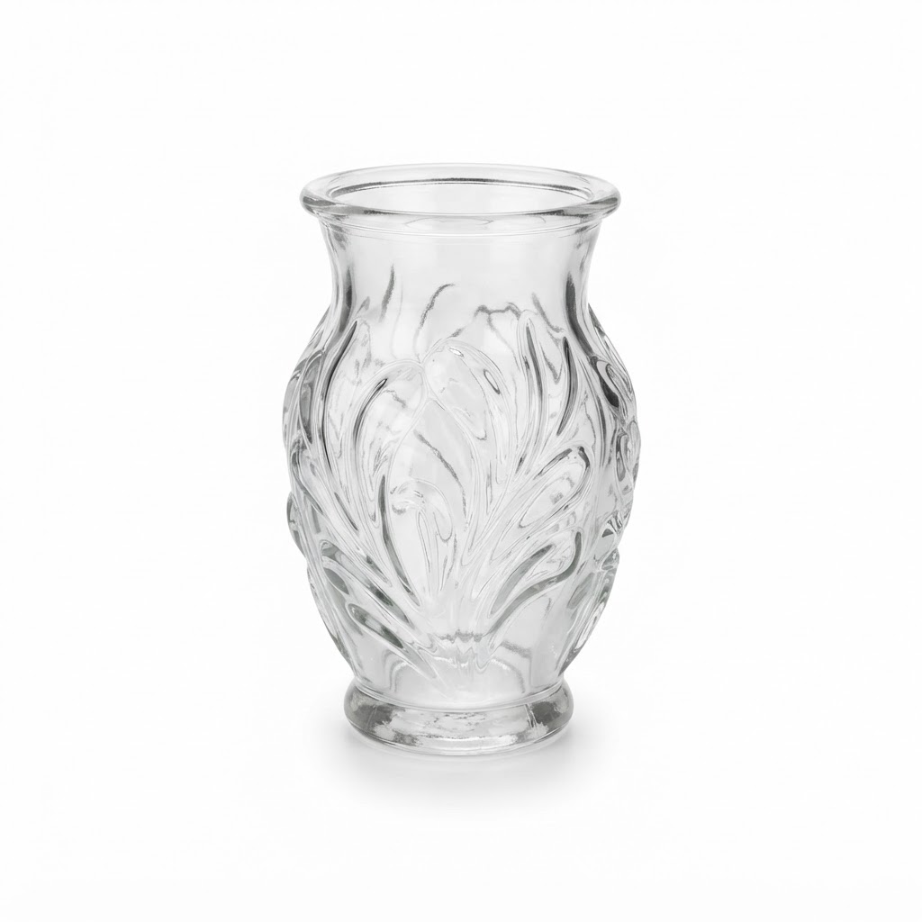 Floral Glass Vase