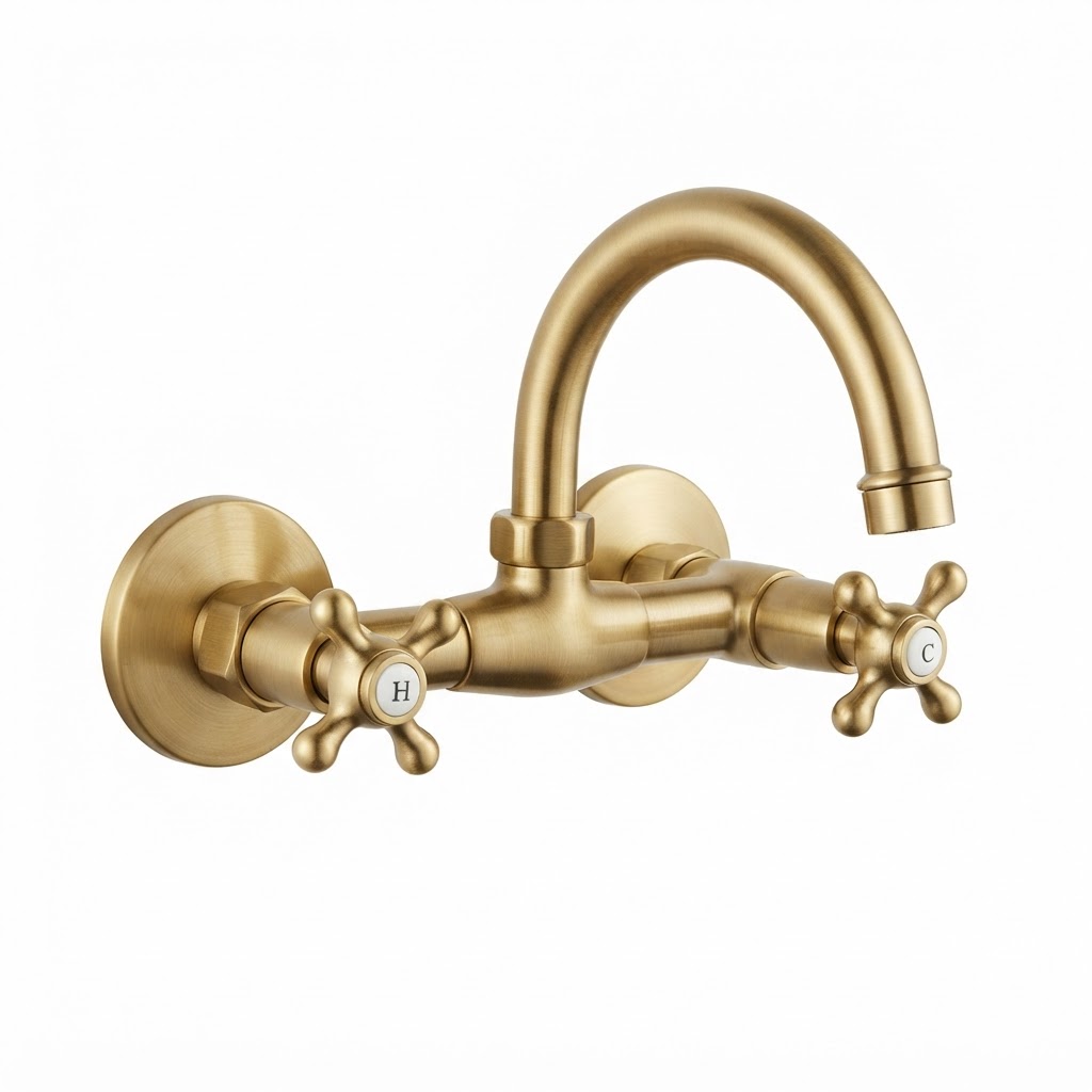 Brass Gooseneck Tub Faucet