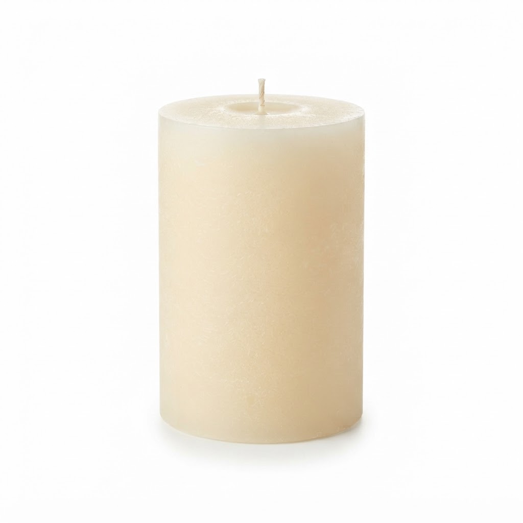 Vanilla Scented Pillar Candle