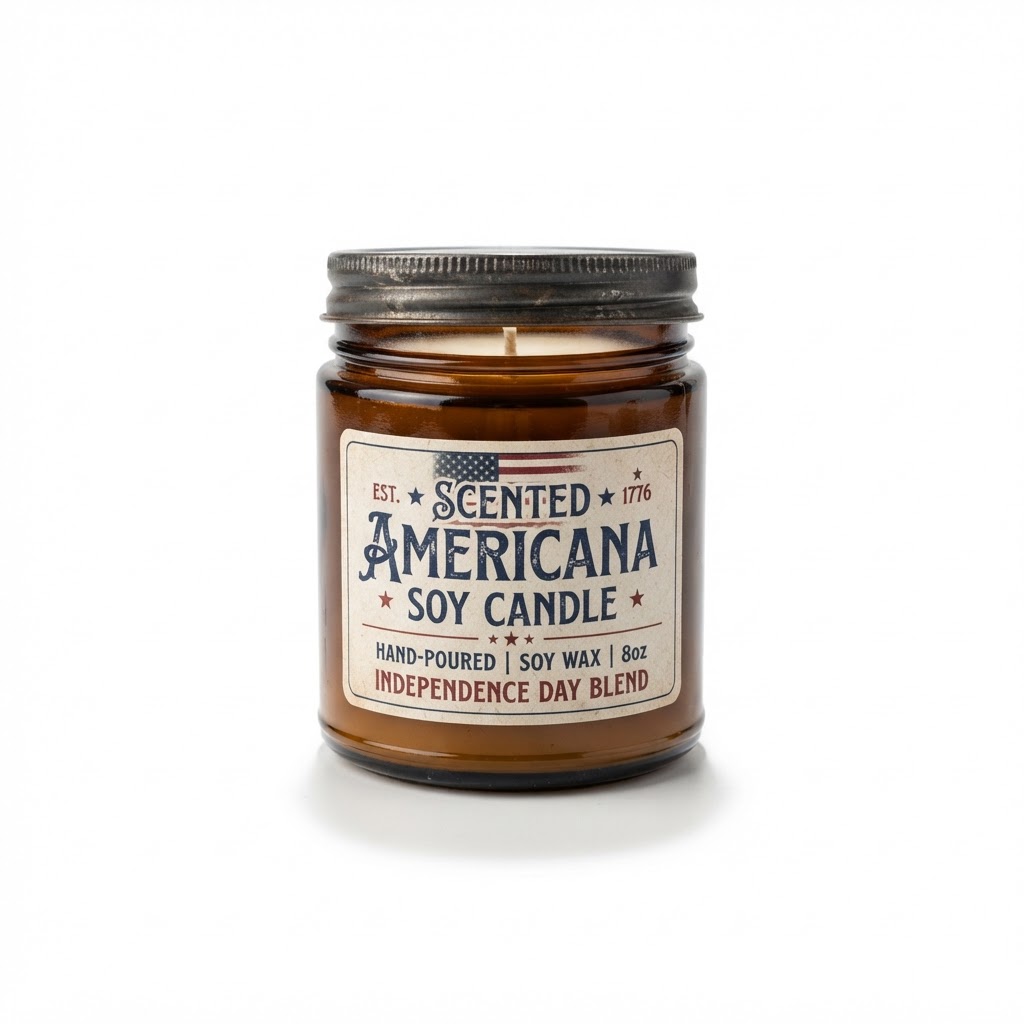 Scented Americana Soy Candle