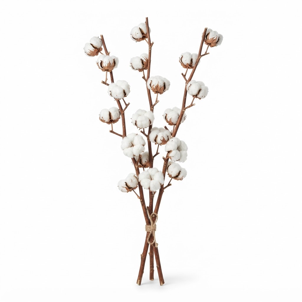 Winter Dried Cotton Stems