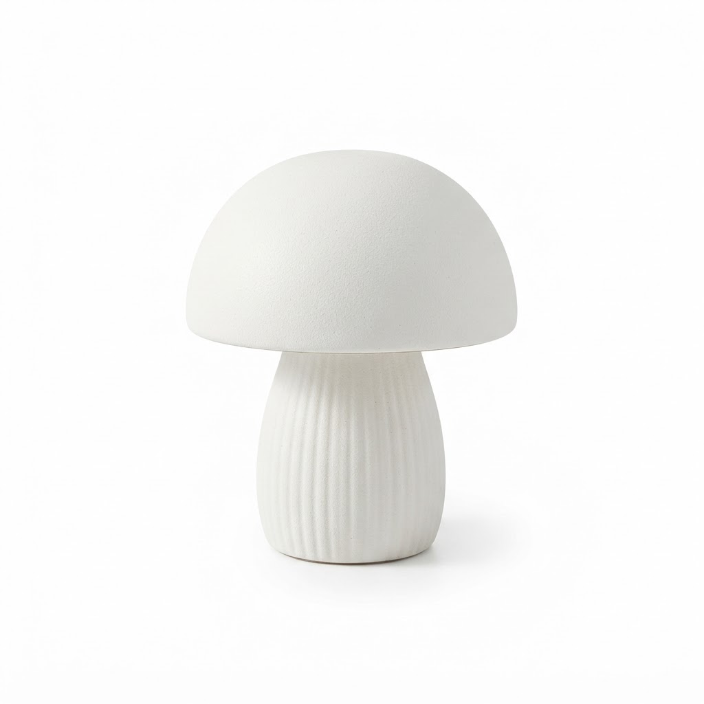 White Mushroom Desk Lamp