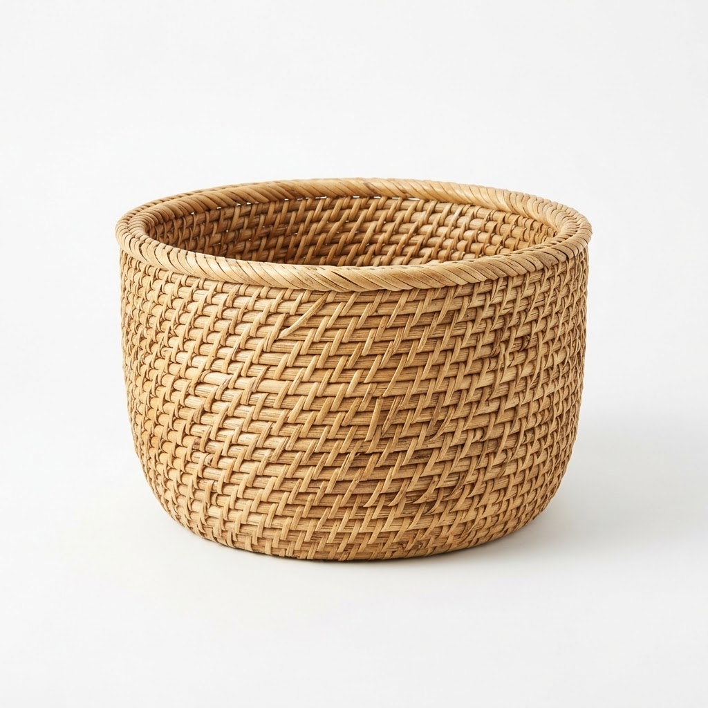 core Woven Rattan Decorative Basket