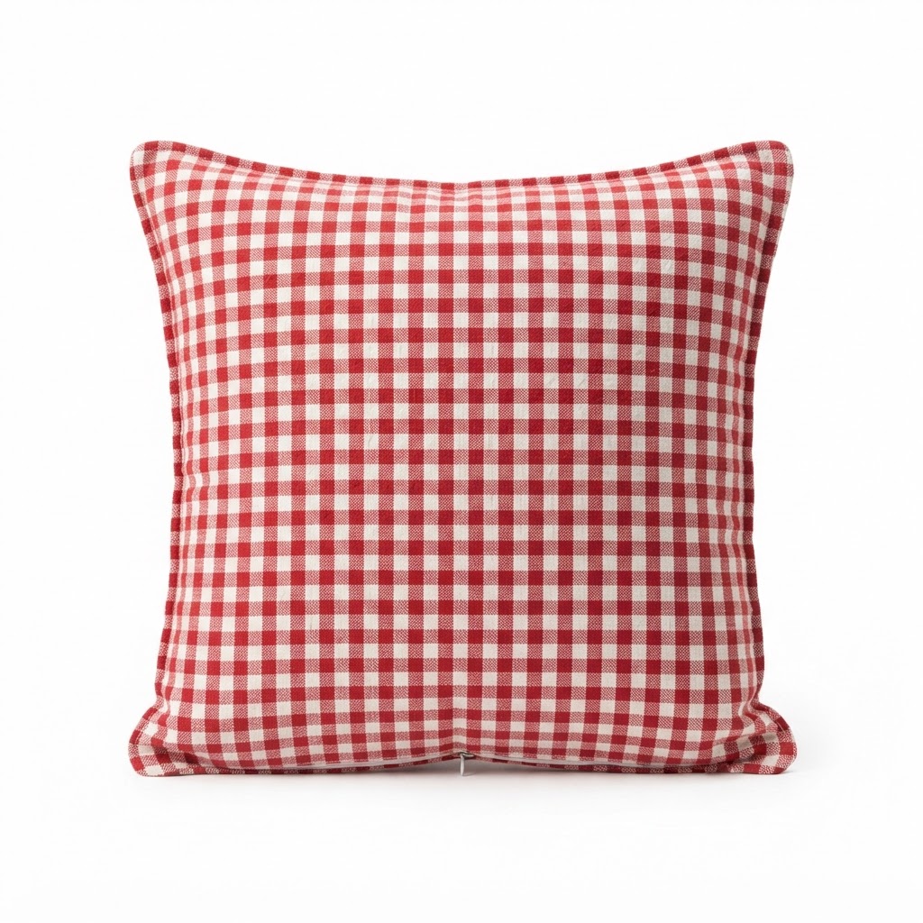 Valentine Decorative Red and White Throw Pillow
