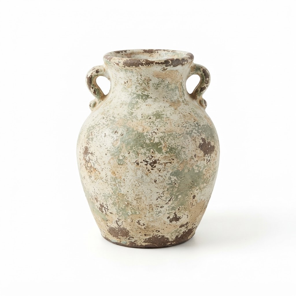 Distressed Ceramic Decorative Accents