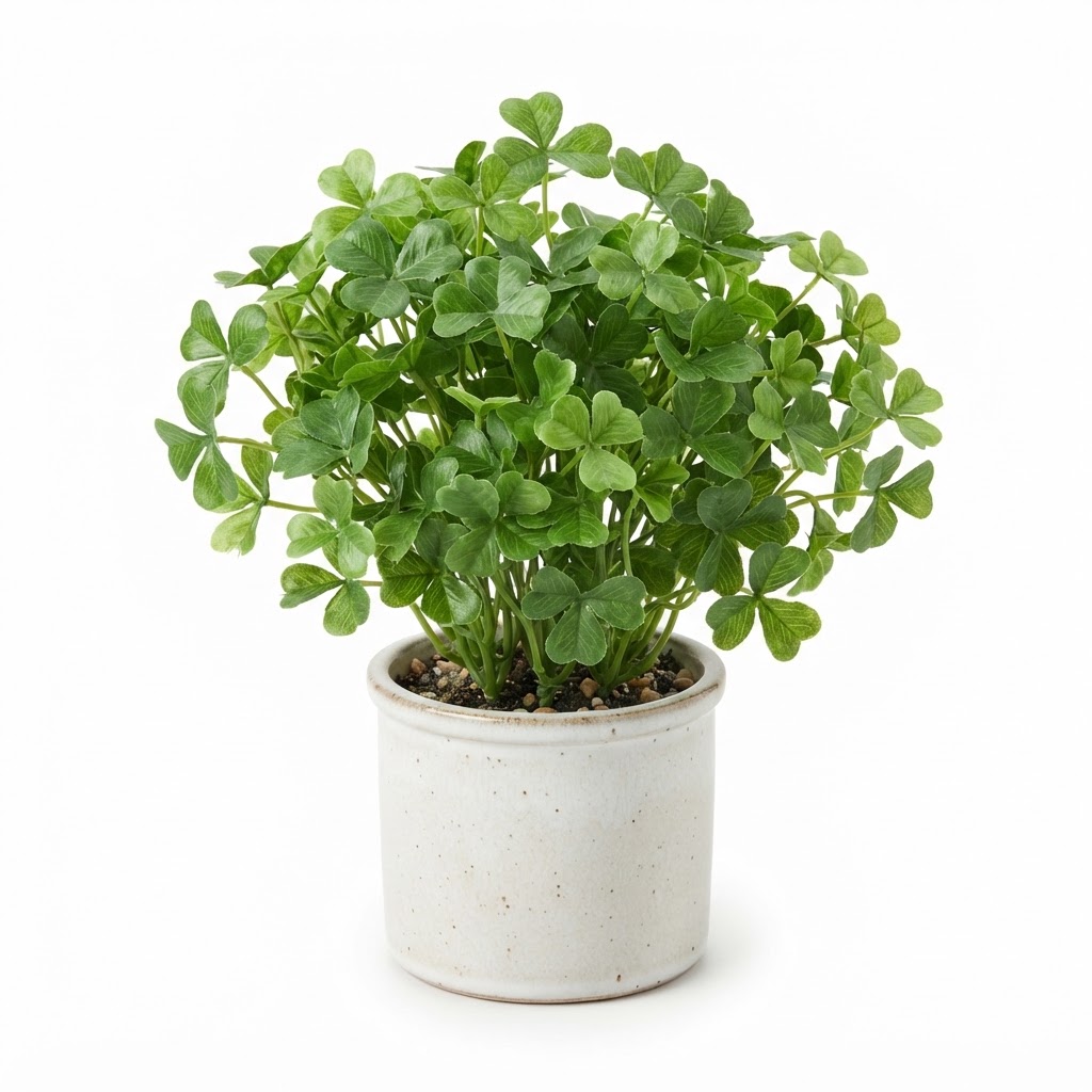 Artificial Potted Shamrock Greenery