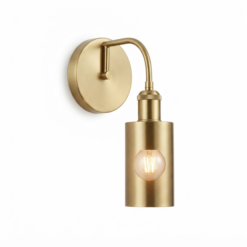 Brushed Brass Wall Sconce