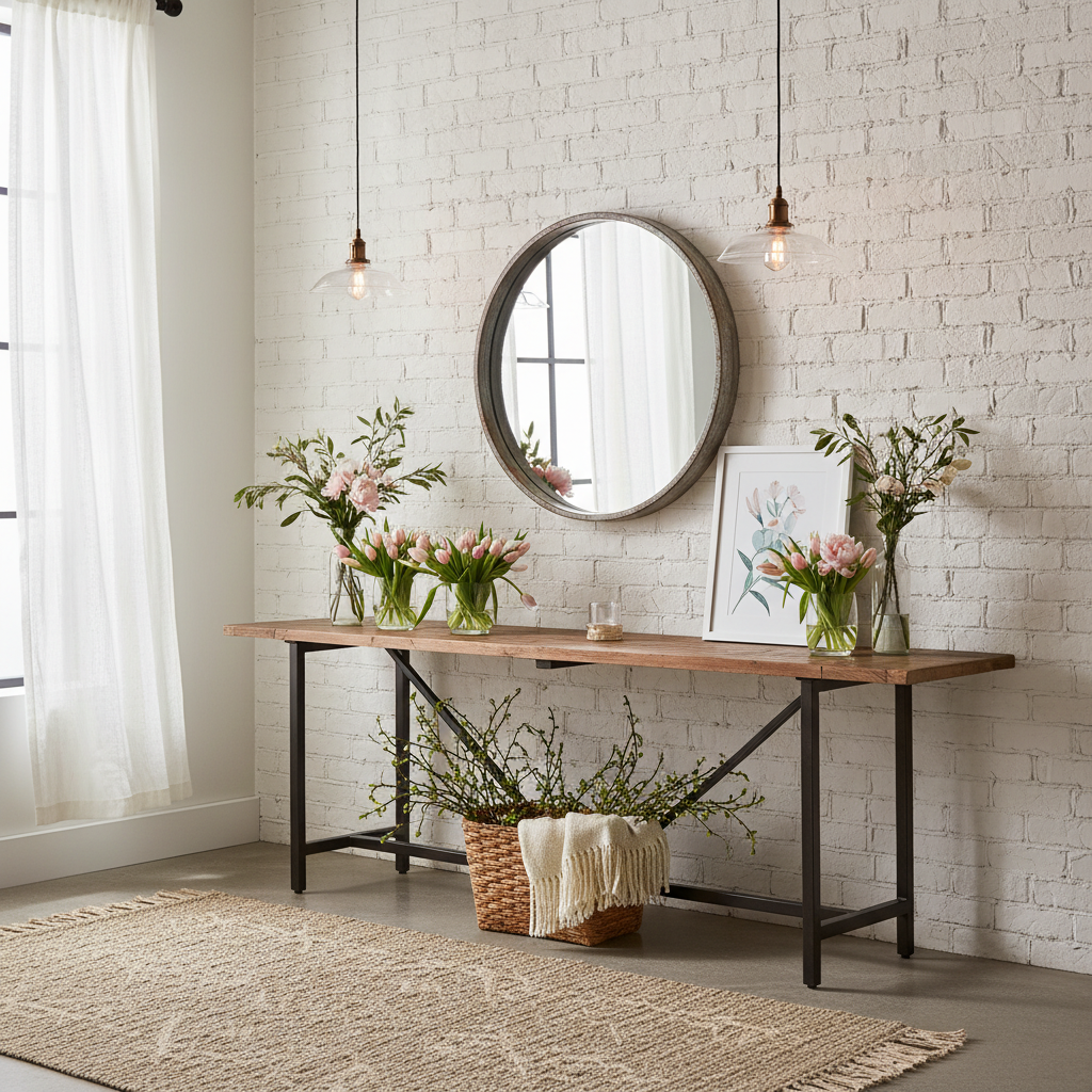 Industrial Spring Entryway
