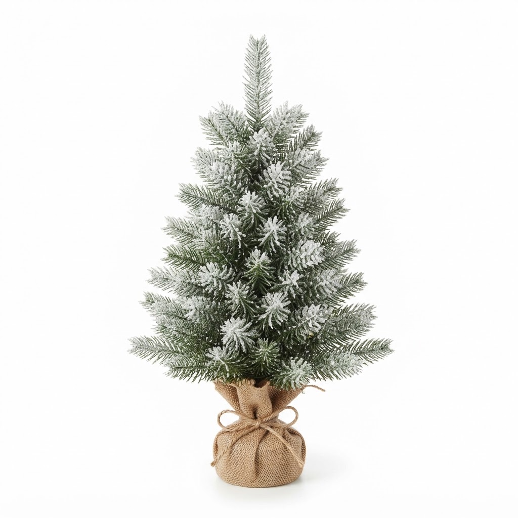 Frosted Tabletop Mini Christmas Tree