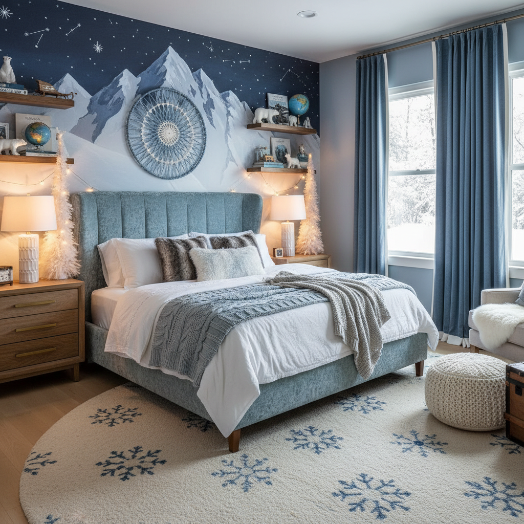 Transitional Winter Child Bedroom (Boy)