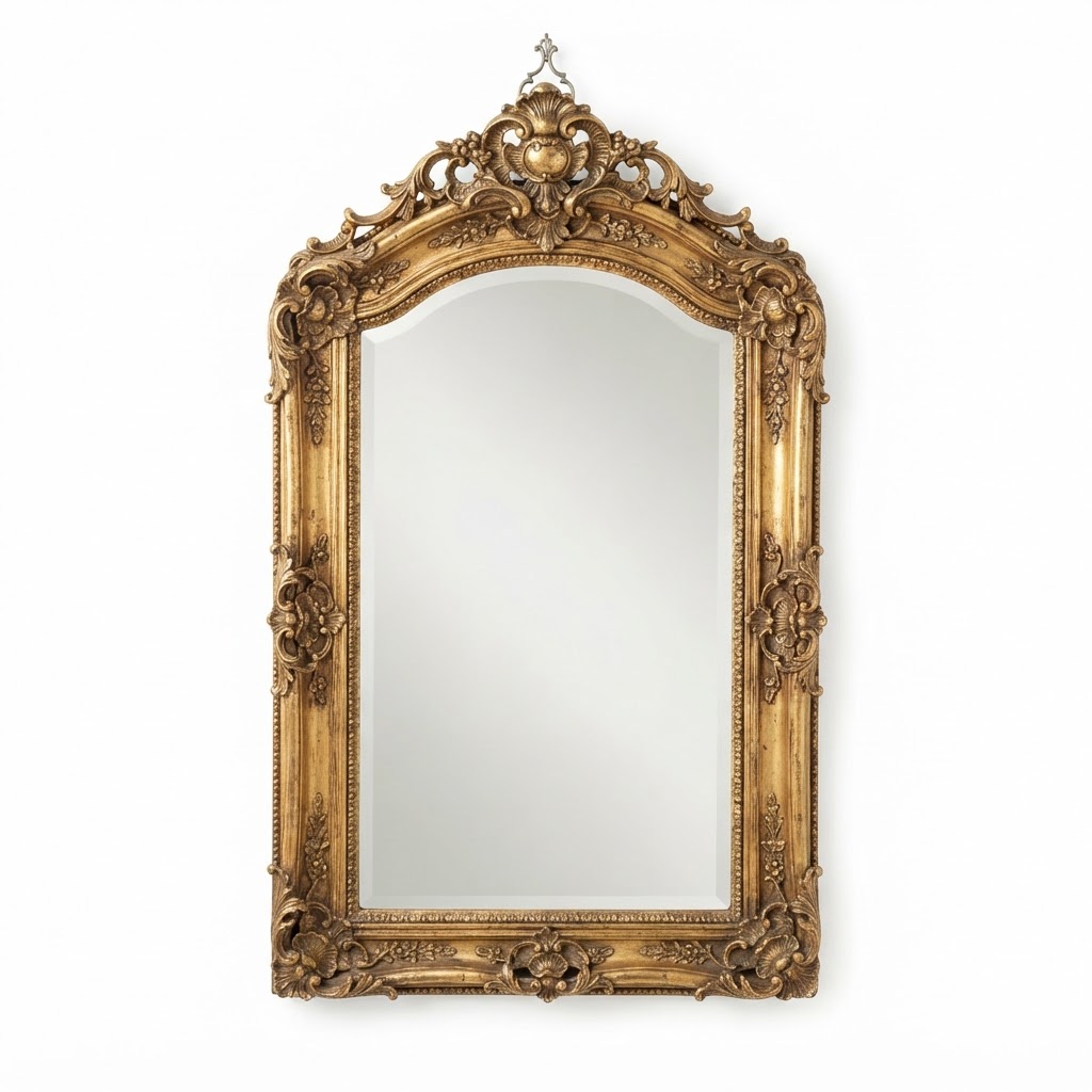 Antique Gold Ornate Mirror