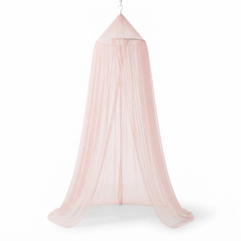 Blush Pink Bed Canopy