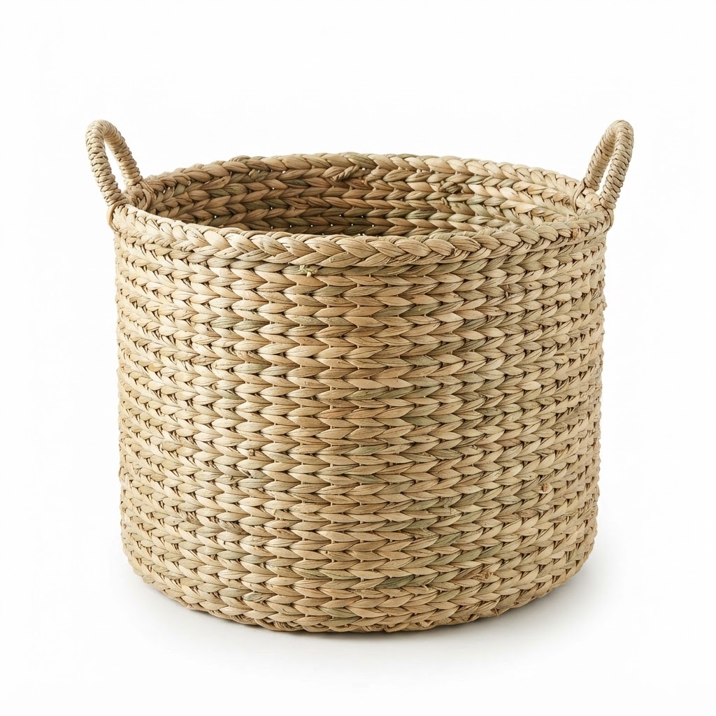 Woven Seagrass Storage Basket