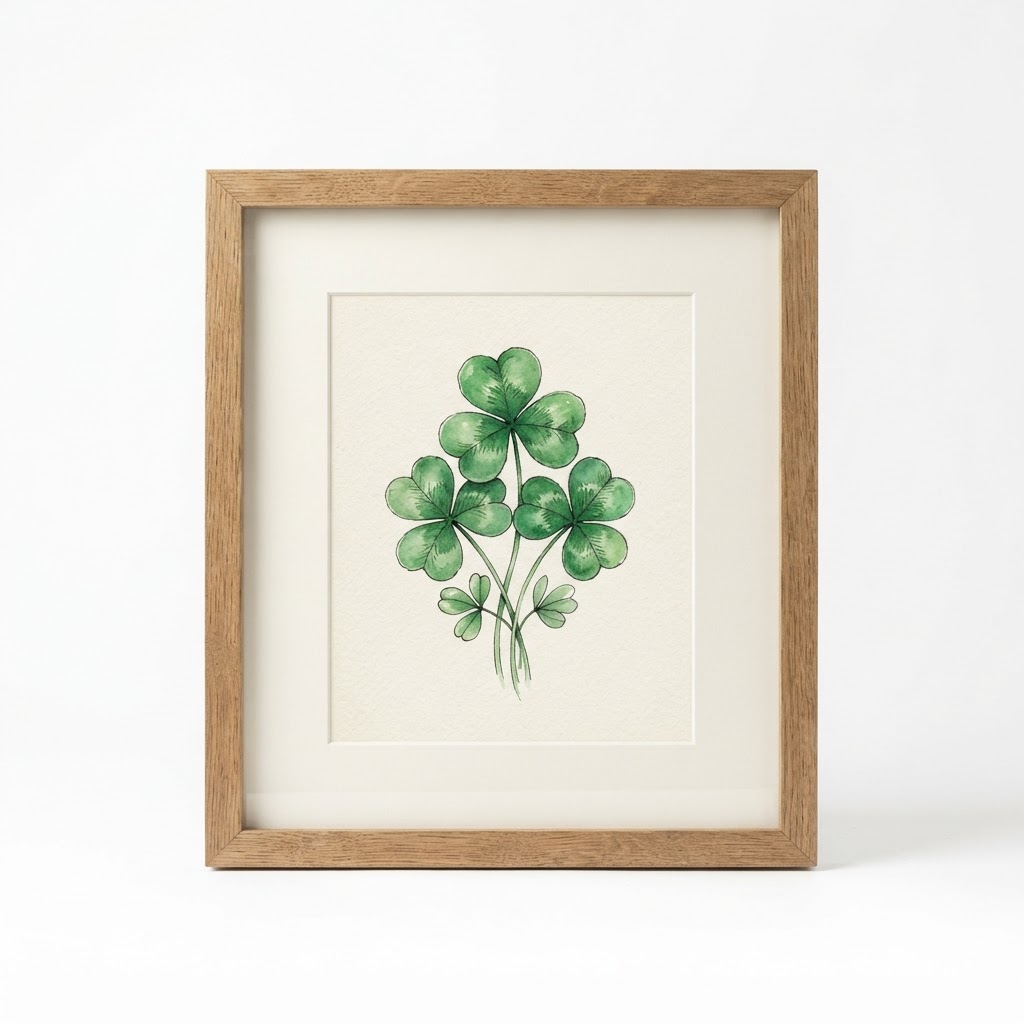 core Framed Shamrock Art Prints