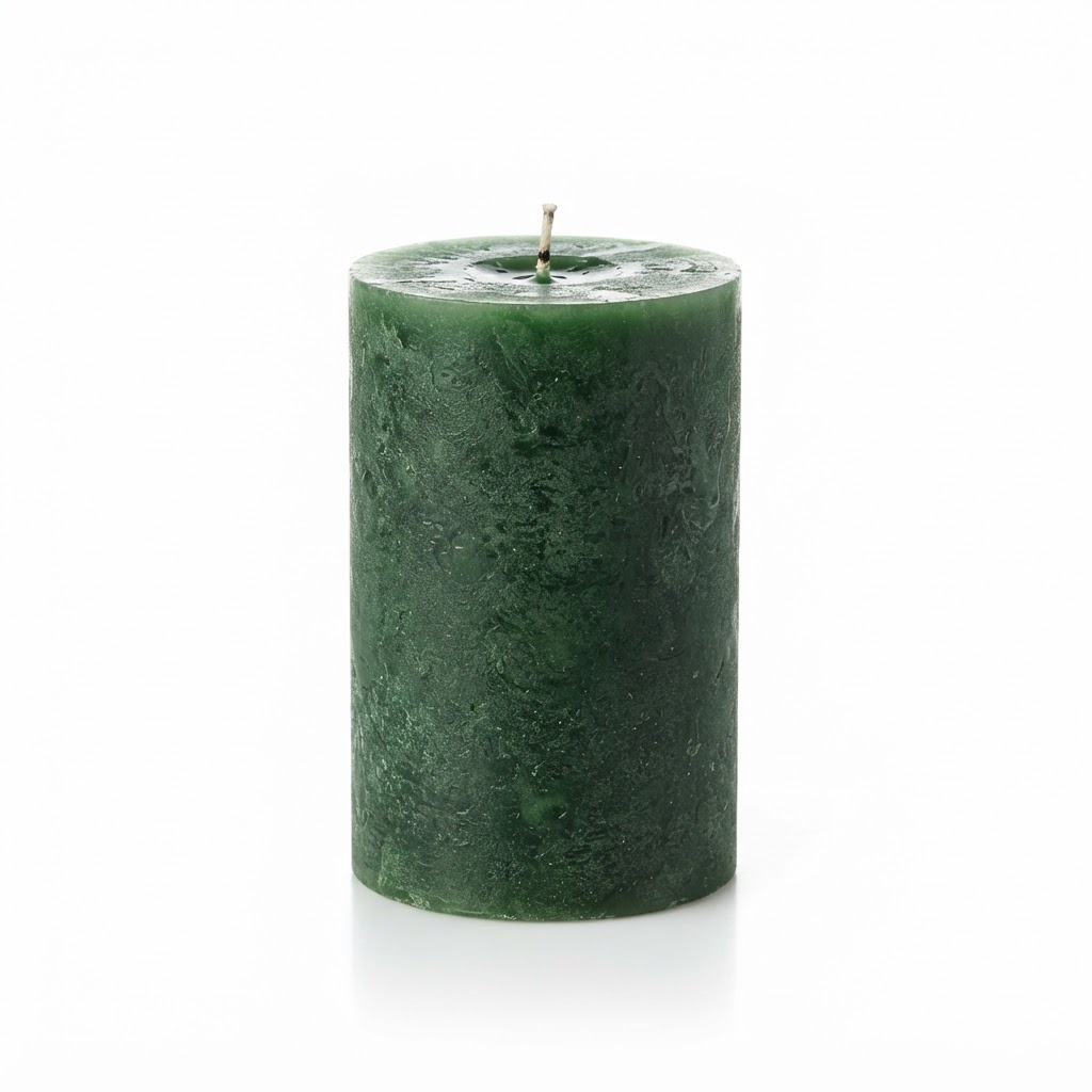 Winter Warm Pine Scented Pillar Candle