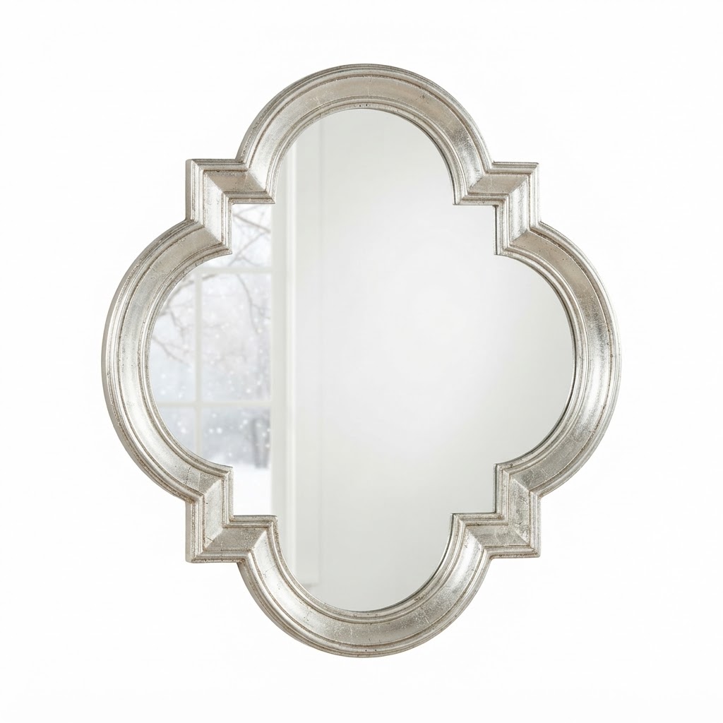 Silver Leaf Wall Mirror