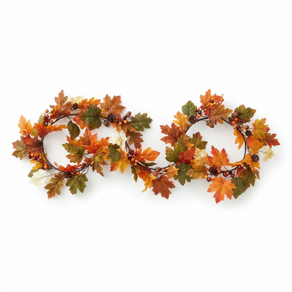 Fall Foliage Seasonal Leaf Garland