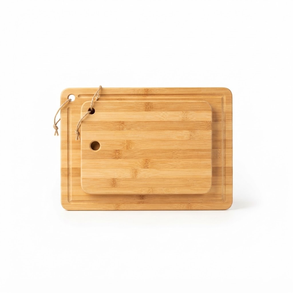 Bamboo Wooden Cutting Board Set