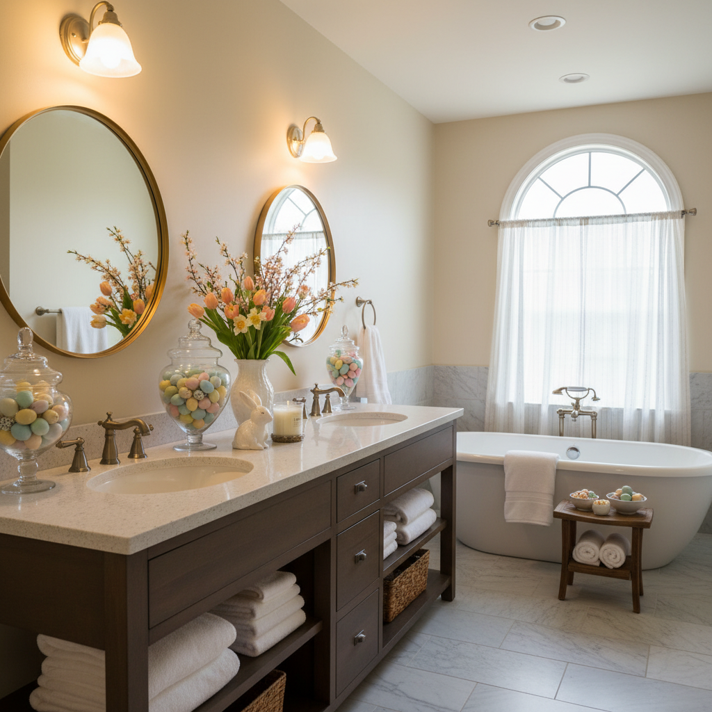 Transitional Easter Master Bathroom