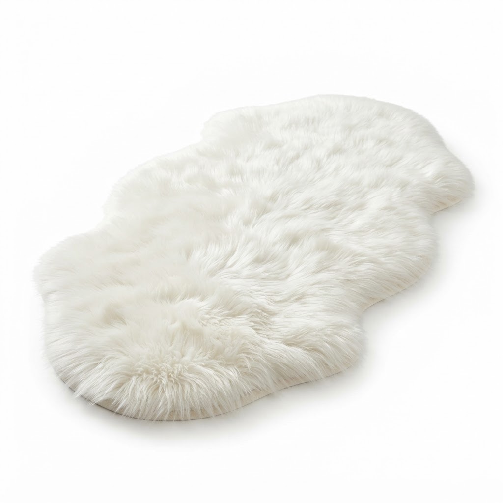 Faux Sheepskin Area Rug