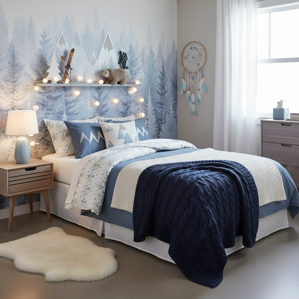 Minimalist Winter Child Bedroom (Boy)