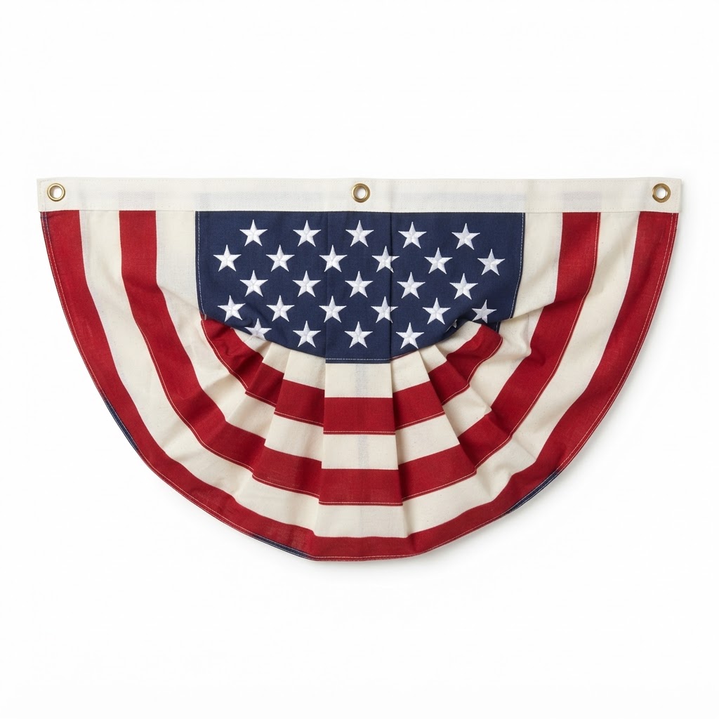 Bunting American Flag Wall Banner