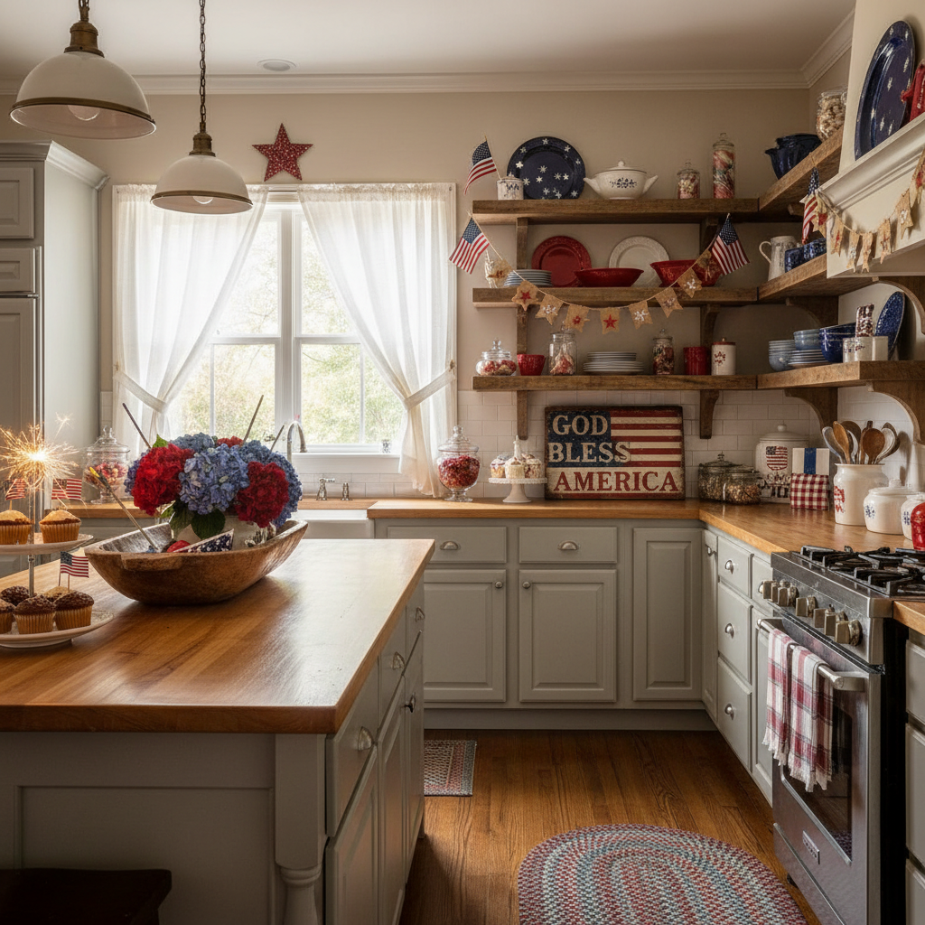 Country Independence Day (4th of July) Kitchen