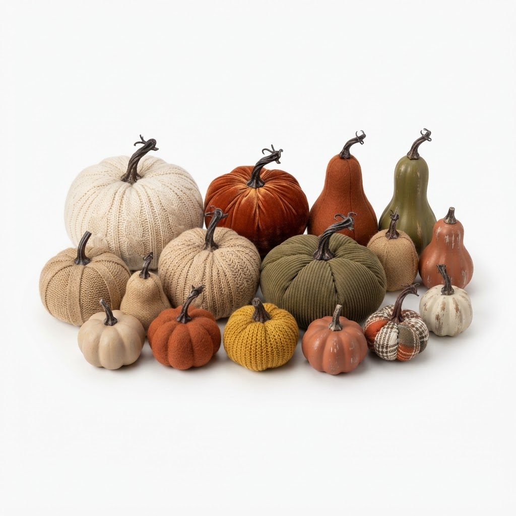 Faux Pumpkin and Gourd Collection