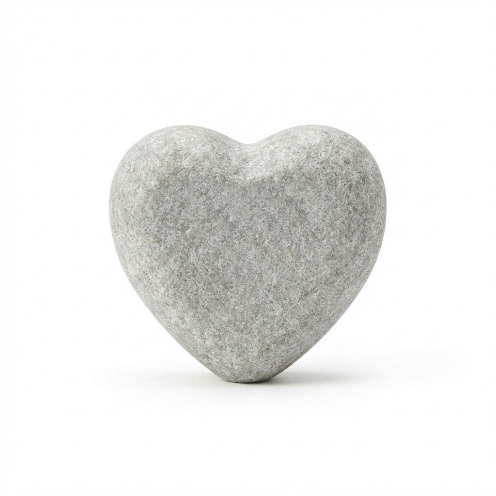 Stone Heart Decor