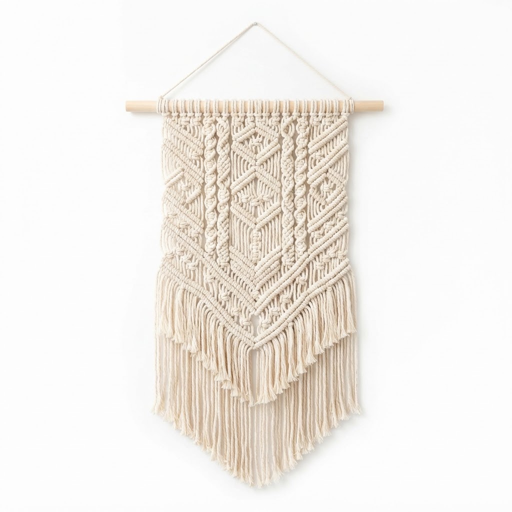 Macrame Woven Wall Tapestry