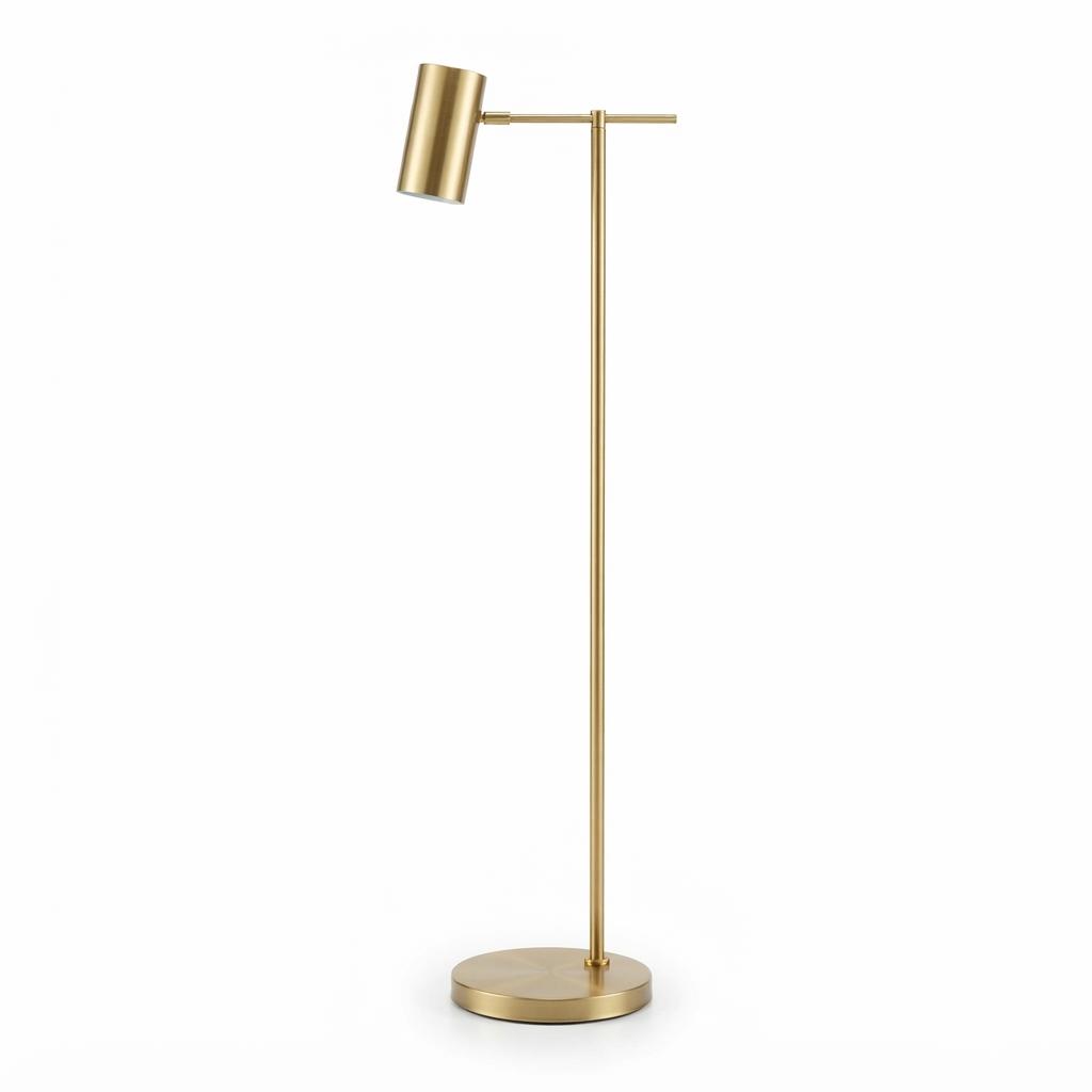 Brushed Gold Floor Lamp
