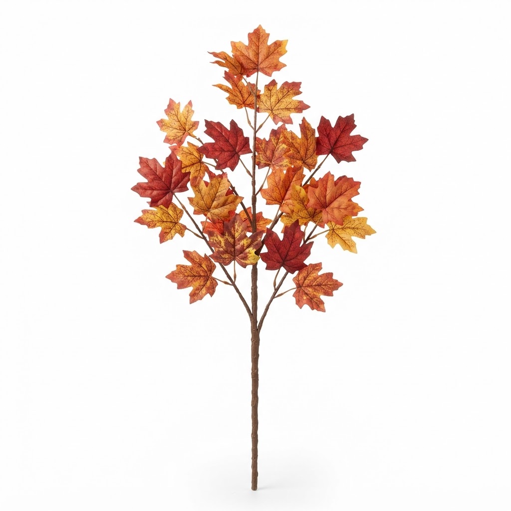 Artificial Maple Leaf Stem Arrangement