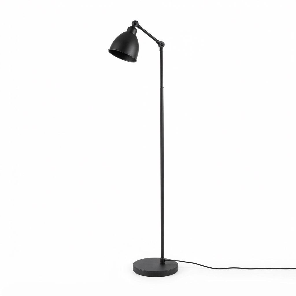 Black Metal Floor Lamp