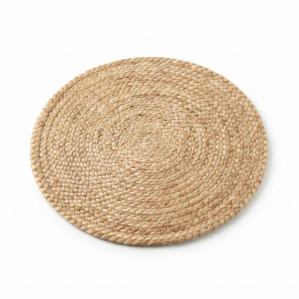 Natural Jute Round Place Mats