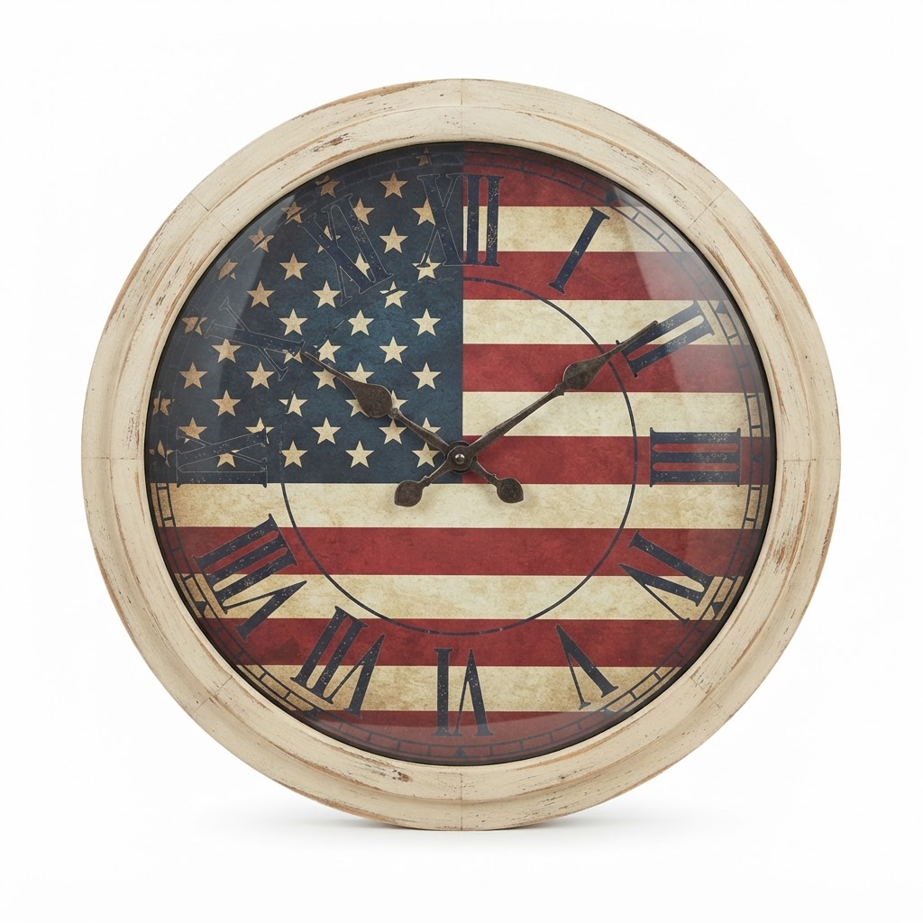 Oversized Round Wall Clock