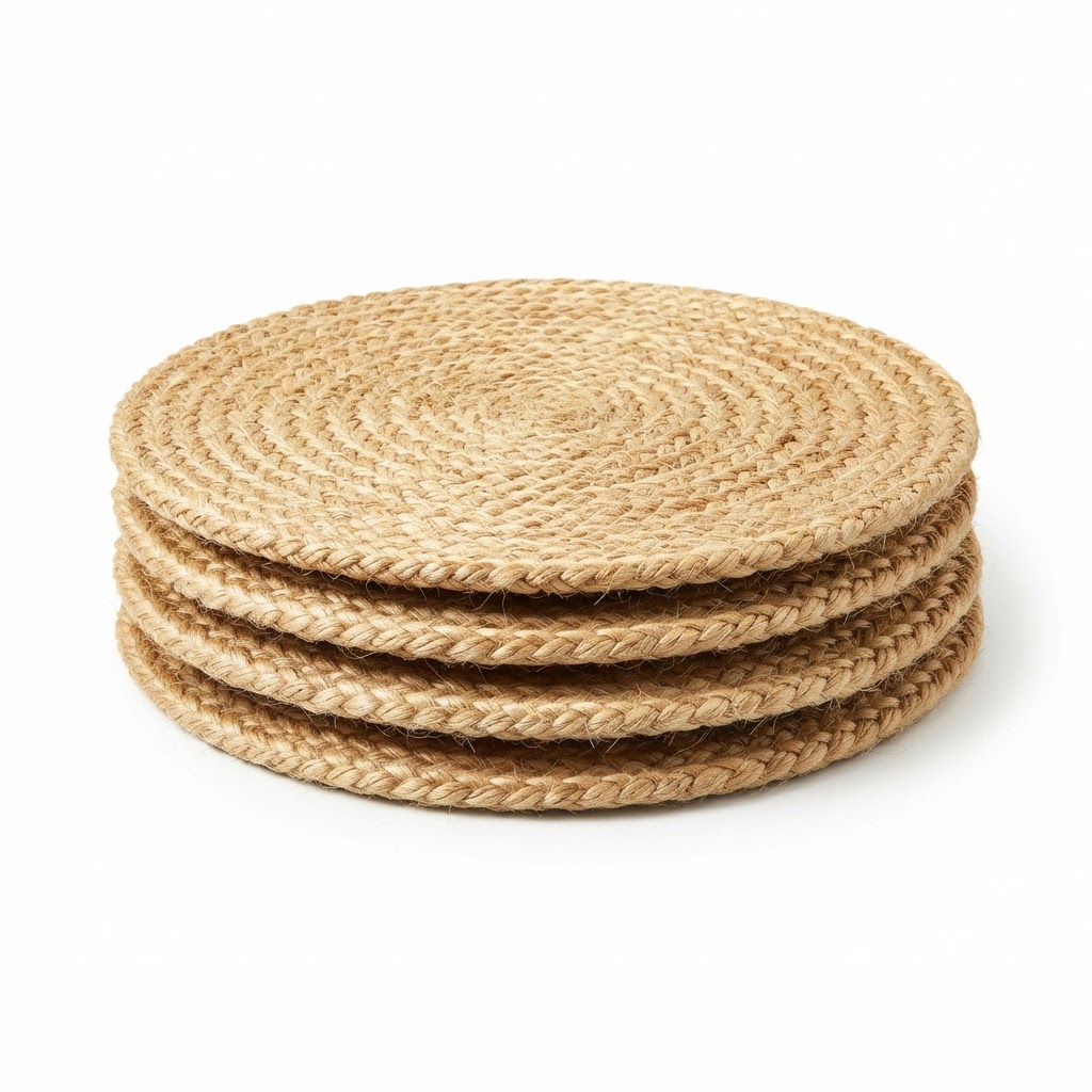 Woven Jute Charger Set