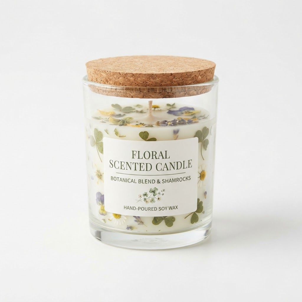 Floral Scented Candle