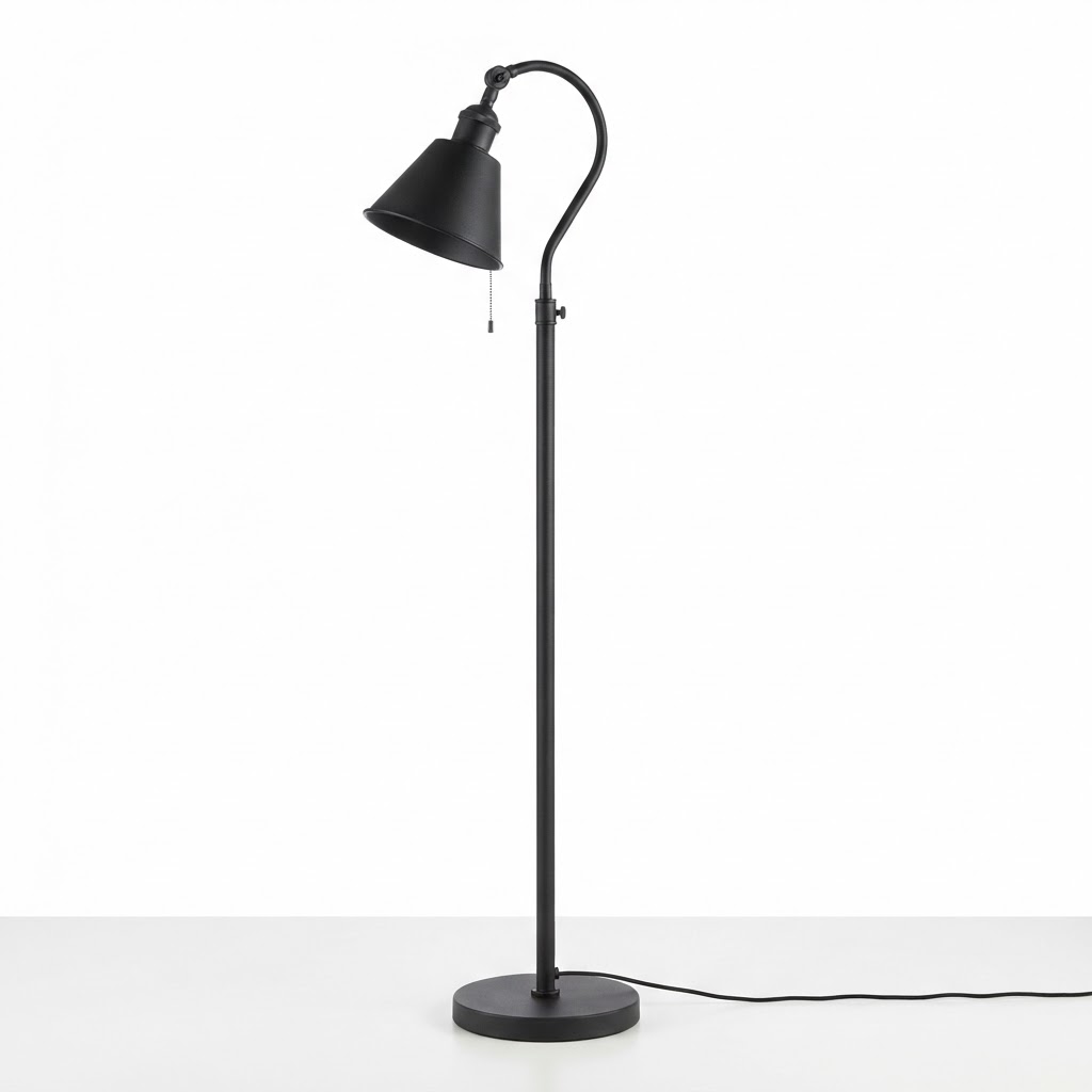 Black Metal Floor Lamp