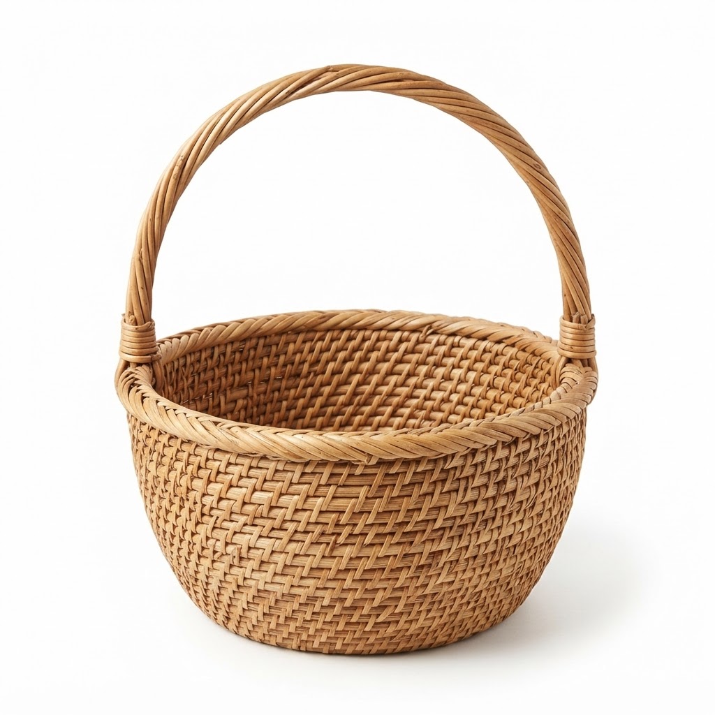 Woven Rattan Easter Basket