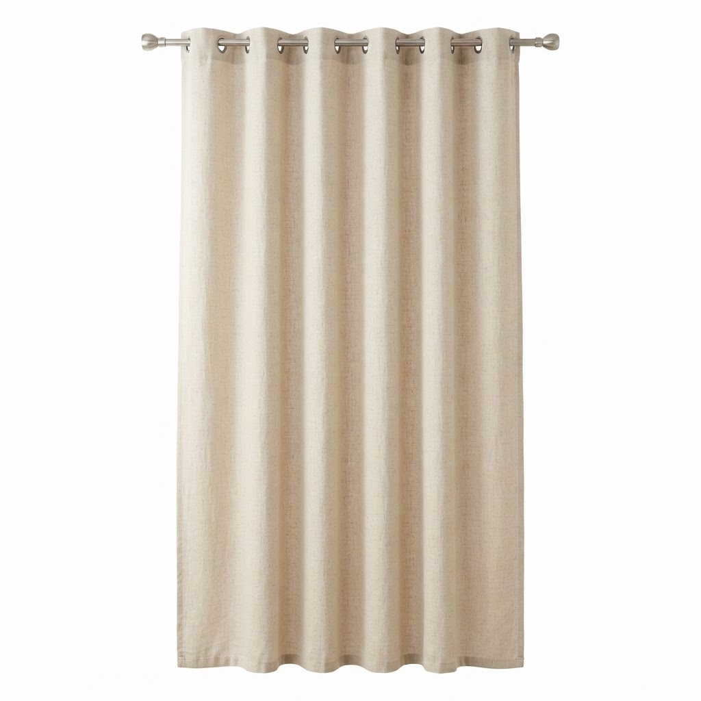 Beige Linen Curtains