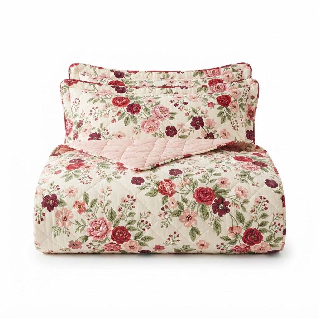 core Floral Quilt Set