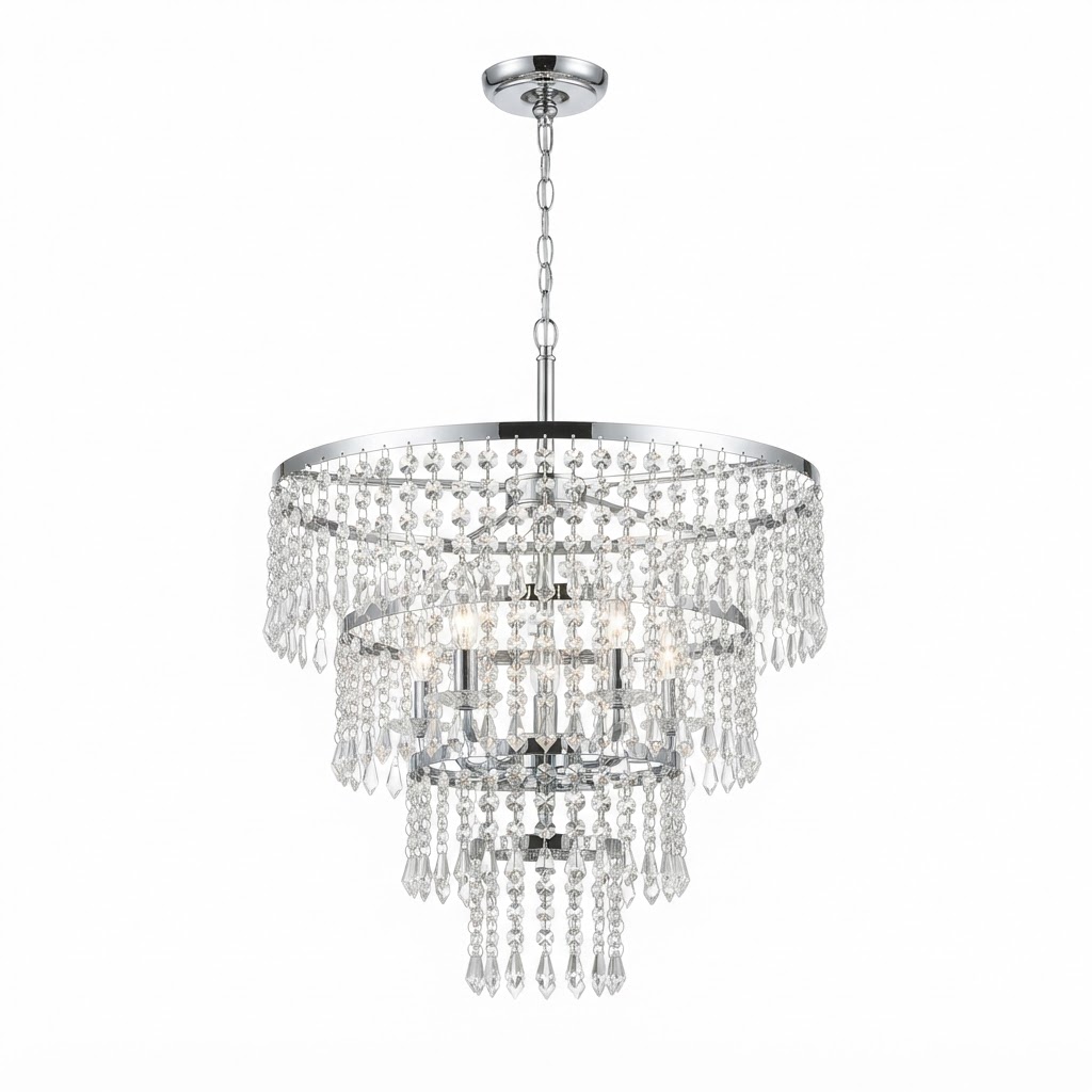 Crystal Beaded Chandelier