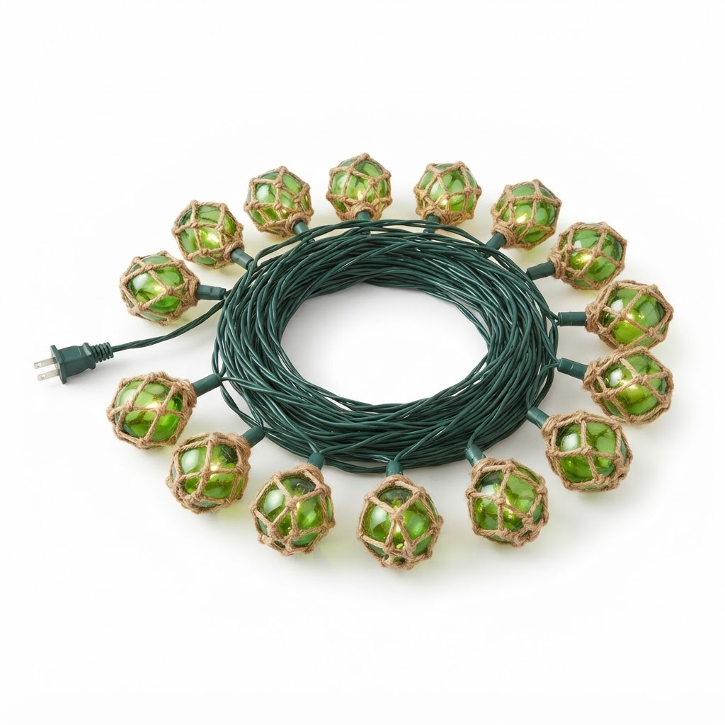 Green Nautical String Lights