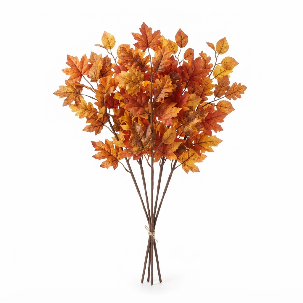 Faux Fall Foliage Stem Set