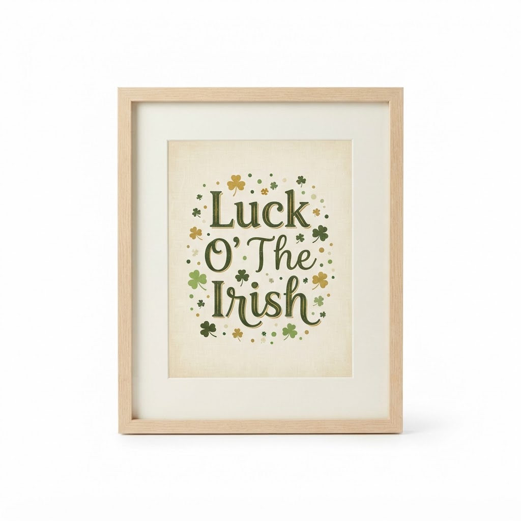 Luck O' The Irish Framed Art